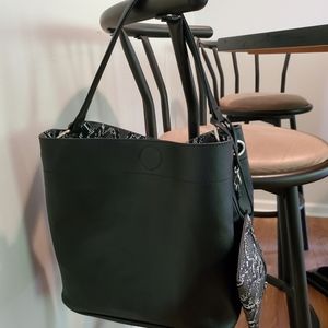 Black handbag
